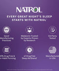 Natrol benefits for Melatonin 5 Mg Fast Dissolve Sleep Tablets Strawberry Flavor 150 Count That Helps You Fall Asleep Fast And Stay Asleep Longer Great For Travelers And Busy Nights.