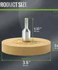 Decal Remover Wheel Kit For Drill 3.5 Inch Eraser Wheel dimensions with adapter for easy sticker removal