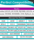 Compatibility chart for 8 Pack 15W 120V Incandescent Sewing Machine Light Bulbs with E26 base, showing model fitment.