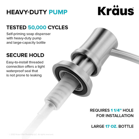 Spot Free Black Stainless Steel Kitchen Soap And Lotion Dispenser With Heavy Duty Brass Pump 17 Oz Bottle installation details