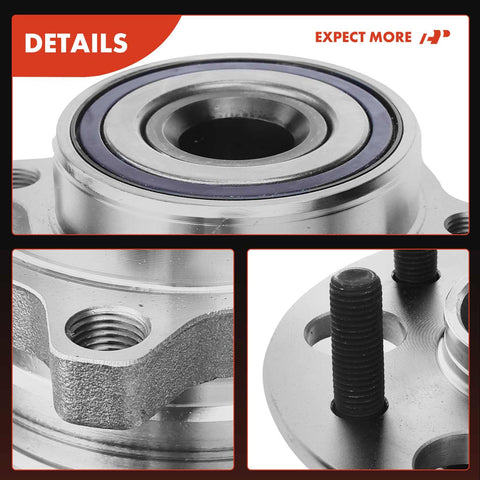 Detailed view of Rear Wheel Bearing And Hub Assembly With Five Lug Pattern For Honda CRV AWD Models 2017 Through 2022 Replacement