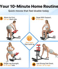 Premium Solid Deep Squat Trainer Built Tough For Heavy Souls Featuring Adjustable Dual Spring Assist And Knee Friendly Setup For Hella Smooth Glute Workouts At Home during home routine workout.