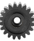 Close-up of a single gear from the Five Piece Steel Servo Spur Gear Set With 24 Tooth Internal Spline, 0.8 Modulus For Precision Drive Systems