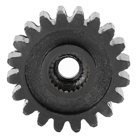 Close-up of a single gear from the Five Piece Steel Servo Spur Gear Set With 24 Tooth Internal Spline, 0.8 Modulus For Precision Drive Systems
