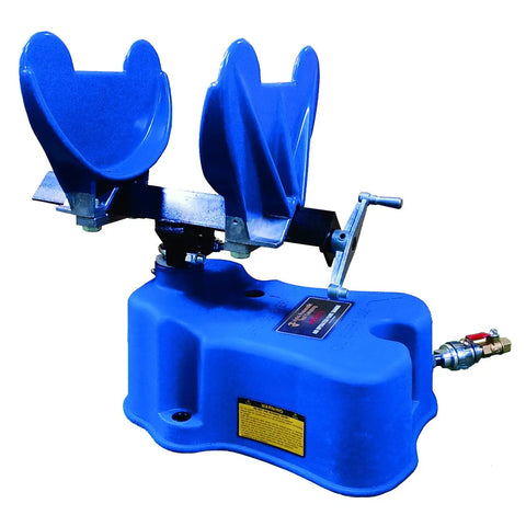Air Operated Paint Shaker With Beefy Adjustable Clamp For Pint To Gallon And European Containers Quiet Orbital Drive For Faster