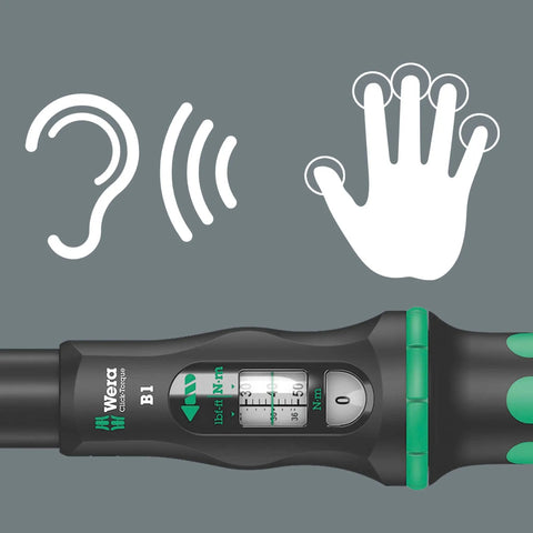 Beast Mode Click Torque B1 3/8-Inch Drive Wrench With Reversible Ratchet And 45-Tooth Audible And Tactile Clicks Handle