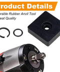 Three Eighths Inch Impact Wrench Retaining Ring Kit With O Ring And Anvil Install Tool Ten Sets Compatible With Milwaukee