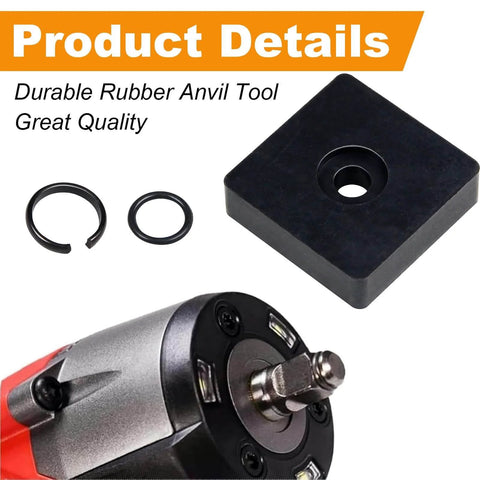 Three Eighths Inch Impact Wrench Retaining Ring Kit With O Ring And Anvil Install Tool Ten Sets Compatible With Milwaukee