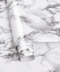 Marble Peel And Stick Wallpaper Glossy Marble Contact Paper For Countertops Kitchen Cabinets And Bathroom Surfaces 24 By 197 Inches In Black White Gray Waterproof And Durable DIY Friendly