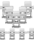 Bingche 20 Pcs Spring Clips for Recessed Lighting, Panel Lamp Ceiling Light Retaining Clamps, galvanized metal construction