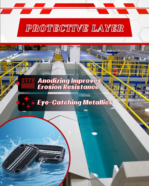 Knight Black Motorcycle Brake And Clutch Fluid Reservoir Covers Caps with anodizing process for durability and corrosion resistance.