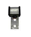 Heavy Duty Exhaust Hanger Rod Kit Four Piece Three Eighths Inch Diameter Ten Inch Long Universal Fit Weld On Or Cut To Fit Rubber Isolator Reduces Vibration And Noise For Car And Truck Exhaust Systems close-up view.