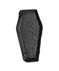 Gothic Black Cast Iron Coffin Drawer Pull from 6-Piece Set, 2.5 Inches Long, 1.5 Inches High, Durable Hardware for Dark Decor