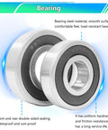 Heavy Duty Washer Tub Seal Bearing Kit For Samsung And Kenmore Front Loaders DC69-00804A showing steel bearings with double-sided sealing.