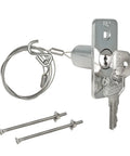 Garage Door Emergency Release Cable Kit With Quick Release Lock For Easy Manual Access When Power Goes Out Heavy Duty Keyed Disconnect