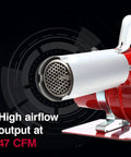 Masterflow Heat Blower Electric Heat Gun With 500 Degree Fahrenheit Temperature 120V 160W 47 CFM Airflow side view