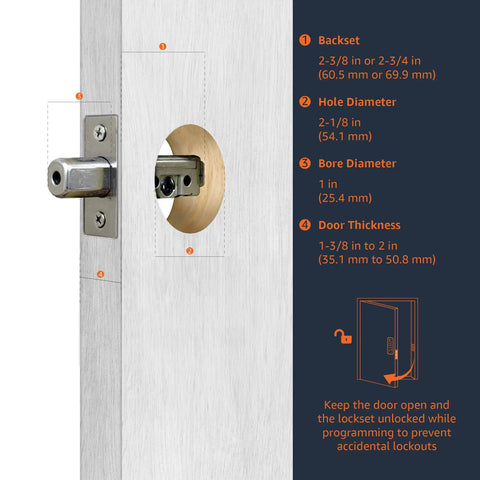 Electronic Keypad Deadbolt Door Lock With Auto Lock And Touch Control Keyless Entry That Delivers No Sweat Setup And Total Peace Of Mind Via Six Custom User Codes And Matte Black Finish