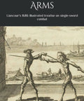 Cover of Liancour's 1686 Illustrated Single Sword Combat Manual showing duel illustration.