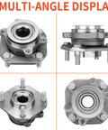 Front Wheel Hub And Bearing Assembly For Nissan Sentra 2007 2012 With ABS 4 Lug Driver And Passenger Sides multi-angle view