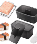 Musubi Press Mold Kit 2 Pack Clear Musubi Maker With Stainless Steel 304 Slicer For Spam and rice paddle