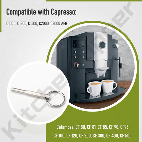 DIY Friendly Service Repair Tool Key For Jura Capresso Krups Nespresso Coffee Machines Open Security Oval Head Screws Kit
