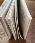 Close-up of The Award Winning Healthy Low Fat Slow Cooker Cookbook For Quick Easy Family Dinners showing pages of recipes.