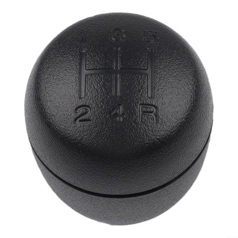 Custom Black Shift Knob Kit For Land Rover Defender Discovery R380 LT771983 2016 Gear Selector Lever With ABS Build That Looks Sick And Runs Smooth. Black ABS 5-speed shift knob, front view