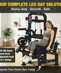 Woman using 2-In-1 Seated Leg Extension And Leg Curl Machine For Home Gyms Selectorized Dual-Function Strength Training Equipment