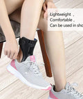 Person wearing Drop Foot Brace With Inflatable Airbag For Stroke Recovery Lightweight AFO Ankle Foot Orthosis Support For Left Leg