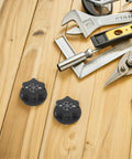 Universal Black Fan Control Knobs 10 Pack Replacement Caps for Floor Fans in Warehouse and Office Use Durable Plastic Construction Built to Last with Smooth Rotary Control and Easy Grip for Tough as Nails Heavy Duty Everyday Cooling, black plastic