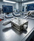 Manual XY Linear Motion Stage With Fine Adjustment Knobs, Stainless Steel Build, Ideal For Optical Setups, Lab Fixtures, Prototyping, Precision Benchtop Sliding Platform For Accurate Alignment, stainless steel, benchtop