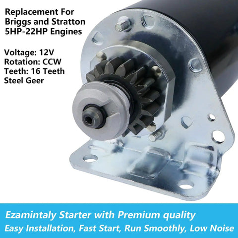 Heavy Duty Starter Steel Gear And Relay Kit For John Deere Tractors close-up showing 16 teeth steel gear