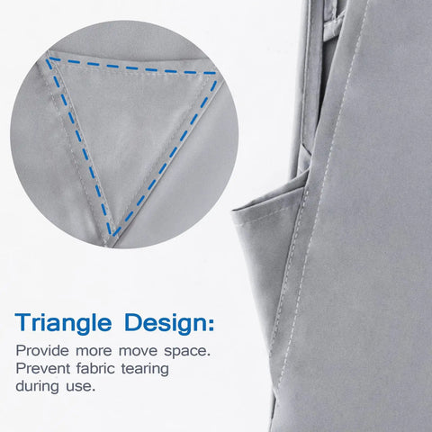 Gray Ultra Soft Microfiber Sleeping Bag Liner With Heavy Duty Two Way Zipper, triangle design detail, single size