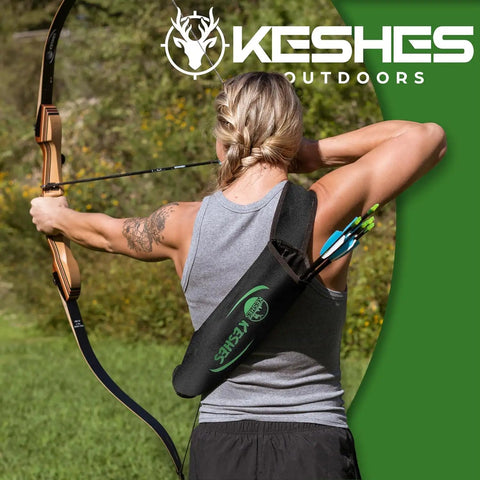 Back Archery Quiver Holder With Adjustable Strap And Belt Clip For Arrows Ideal For Bow Hunting And Target Practice