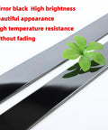 Badass Level Stainless Steel Door Sill Scuff Plate Guards For Rivian R1S R1T R2 Four Piece Entry Step Pad Trim, mirror black finish.