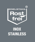 Rust-resistant logo for Stainless Steel 6-Piece Screwdriver Set With Slotted, Phillips, And Pozidriv Bits in a handy rack