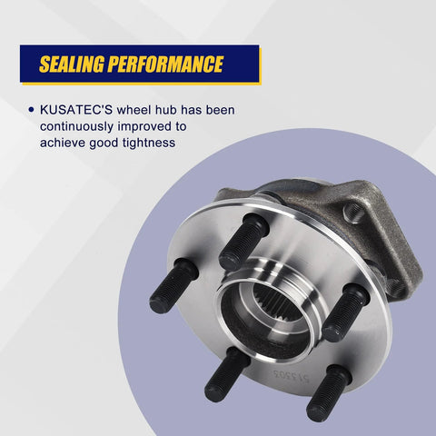 Plug And Play Front Wheel Bearing And Hub Assembly For Subaru Forester 2008 2014 Impreza 2008 2013 XV Crosstrek 2013 2014 Outback Legacy 2005 2014 5 Lug ABS Front Wheel Hub Replacement OE Grade Durable And Easy Install