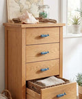 Wooden dresser with Sperm Whale Shaped Cabinet Knobs 4 Piece Set In Vintage Ocean Blue Zinc Alloy For Kitchen Cupboard Wardrobe Doors