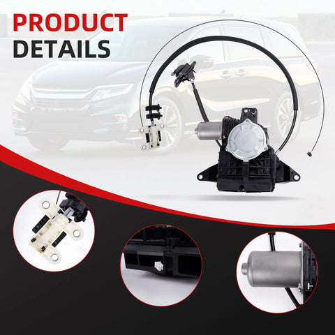 Passenger Side Sliding Door Motor And Cable Repair Kit For Odyssey 2011 Through 2017 3.5L V6 Gas, includes components and motor.