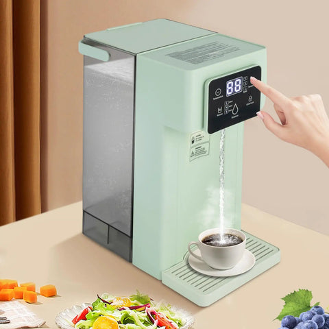 Instant Hot Water Dispenser With 1500W Heating 3L Large Tank Countertop Water Filter System Smart Touch Screen