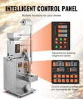 Intelligent control panel of Straight Up Automatic Weighing And Sealing Bag Packing Machine For Flours Beans Grains 1 To 100 Grams.