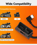 USB C Dash Cam Hardwire Kit 4A With Battery Drain Protection, 11.5 Feet Cable, compatible with G900Pro, X5, G900 Tripro models shown
