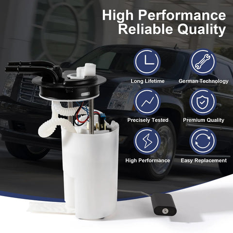 Fuel Pump Assembly With Sending Unit Pressure Sensor For 2002 2003 Cadillac Escalade ESV EXT Chevy Avalanche Suburban GMC Yukon XL