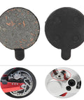 4 Pairs Electric Bike Brake Pads With No Squeal Quiet Mute Effect Semi Metal Disc Rotor Pads for 10 Inch Electric Scooter