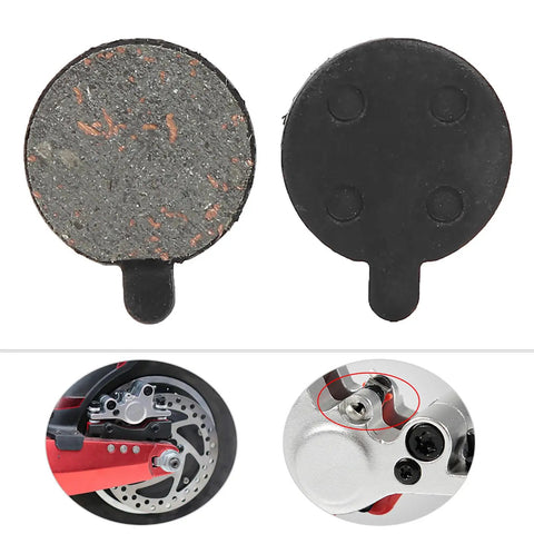 4 Pairs Electric Bike Brake Pads With No Squeal Quiet Mute Effect Semi Metal Disc Rotor Pads for 10 Inch Electric Scooter