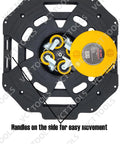 Heavy Duty Tire Storage Dolly With 300 Lb Capacity, 360 Degree Mobility, poly construction, handles for easy maneuvers