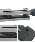 Heavy Duty Qgg50 Machine Vise For 2 Inch Surface Grinder CNC Milling close-up view with V slots and swivel base.