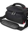 Camera Bag For Photography Large Capacity Shoulder Backpack With Adjustable Padded Divider External Mesh Pockets And Memory Card Storage