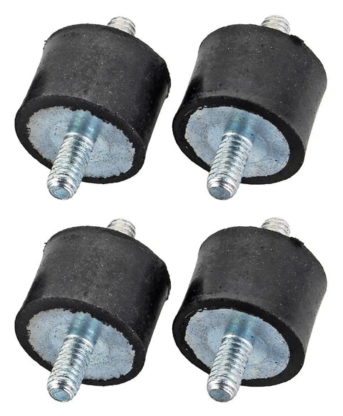 Pro Shop Vibration Isolator Mount Kit Smooths Rough Track Jitters And Drivetrain Harmonics For Racing Ignition Boxes four rubber mounts.