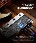 Arena2000 Guitar Multi Effects Pedal With 278 Effects 100 IRs Built In Looper Drum Machine Amp Modeling XLR And MIDI Support on wooden floor